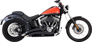 VANCE & HINES EXHAUST BIG RADIUS MATTE BLK 86-09 SOFTAIL EGZOZ KOD: 18002633