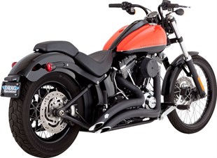 VANCE & HINES EXHAUST BIG RADIUS MATTE BLK 86-09 SOFTAIL EGZOZ KOD: 18002633