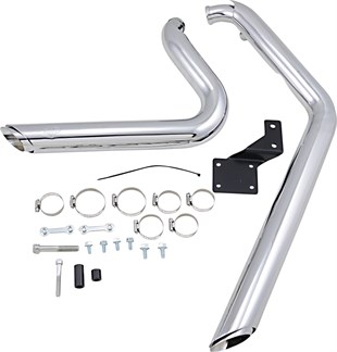 VANCE & HINES EXHAUST SHORTSHOTS STAGGERED - SFTL 86-09 - CHROME 18000452 / 17221 KOD: 18000452