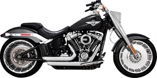 VANCE & HINES EXHAUST SHORTSHOTS STAGGERED - SFTL WIDE TIRE 18-23 - CHROME 18002594 / 17335 KOD: 1800-2594