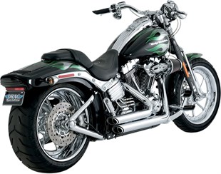 VANCE & HINES EXHAUST SHORTSHOTS STAGGERED - SFTL 86-09 - CHROME 18000452 / 17221 KOD: 18000452