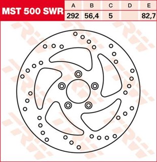 TRW FRNT BRK - FREN  DISC XL/BT SWPT RGHT KOD:17102231