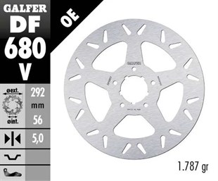 GALFER BRAKE DISC FREN DİSKİ FIXED ROUND KOD:17104212