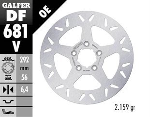 GALFER BRAKE DISC FREN DİSKİ FIXED ROUND KOD:17104215
