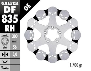 GALFER BRAKE DISC FREN DİSKİ FIXED SKULL KOD:17104232
