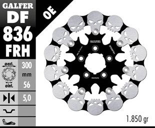 GALFER BRAKE DISC FREN DİSKİ FLOAT SKULL KOD:17104237