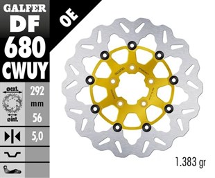GALFER BRAKE DISC FREN DİSKİ FLOAT WAVE GOLD KOD:17104595