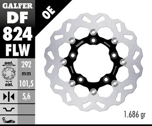GALFER BRAKE DISC FREN DİSKİ FLOAT WAVE KOD:17104227