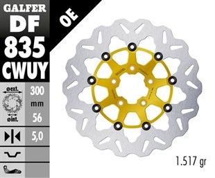 GALFER BRAKE DISC FREN DİSKİ FLOAT WAVE GOLD KOD:17104601