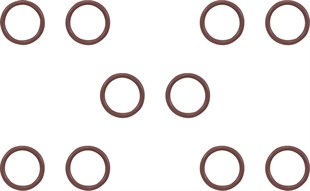 JAMES GASKETS O-RING CNTR P/ROD CVR KOD:09350115