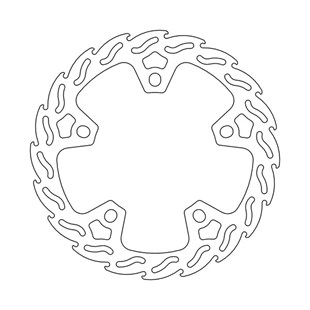 MOTO-MASTER BRAKE DISC FREN DİSKİ FLAME FRONT - ÖN PAN AME KOD:17104902