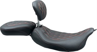 MUSTANG SEAT WDTRPR DBR DD BL/RD KOD: 08011377