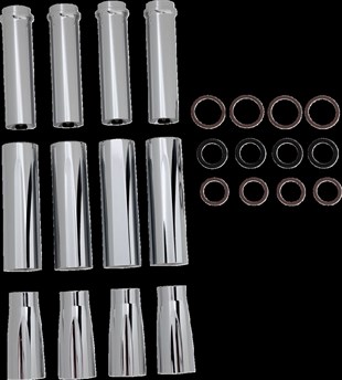 ARLEN NESS PUSHROD COVER - KORUYUCU KAPAK  KIT DEEP CUT TWIN CAM CHROME KOD: 09280086