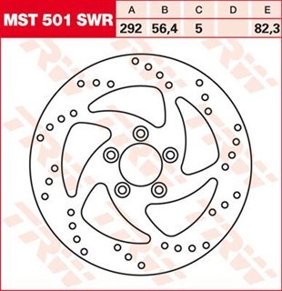 TRW REAR BRAKE- ARKA FREN  DISC BT SWEPT RIGHT KOD:17102234