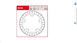 TRW ROTOR TRW KOD:17104174