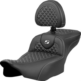SADDLEMEN SEAT ROADSOFA DRAGON WHITE STI KOD:08012089