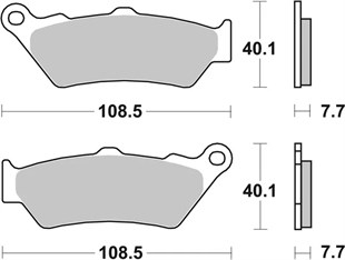 SBS BRAKE PAD FREN BALATASI CAR/CER KOD:17201002