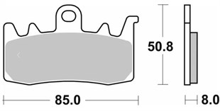 SBS BRAKE PAD FREN BALATASI SINT FR KOD:17213723