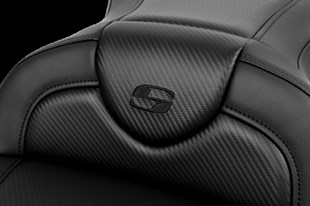 SADDLEMEN SEAT ROADSOFA CF BLACK STITCH KOD:08011616