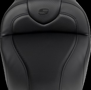 SADDLEMEN SEAT ROADSOFA CF W/BR BLACK ST KOD:0801-1617