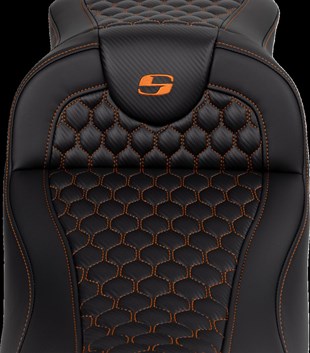 SADDLEMEN SEAT ROADSOFA HC ORANGE STITCH KOD:08011649