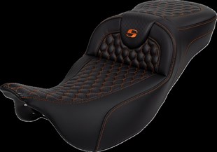 SADDLEMEN SEAT ROADSOFA HC ORANGE STITCH KOD:08011649