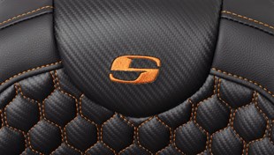 SADDLEMEN SEAT ROADSOFA HC W/BR ORANGE S KOD:0801-1645