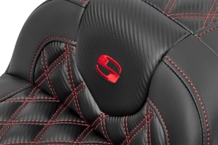 SADDLEMEN SEAT ROADSOFA LS CF RED STITCH KOD:0801-1783