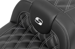 SADDLEMEN SEAT ROADSOFA LS CF SILVER STI KOD:08011784