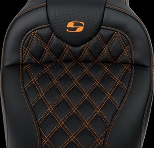 SADDLEMEN SEAT ROADSOFA LS W/BR ORANGE S KOD:0801-1608