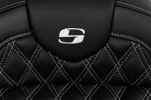 SADDLEMEN SEAT ROADSOFA LS W/BR SILVER S KOD:0801-1610