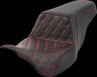 SADDLEMEN SEAT STEP UP FRONT LS RED STIT KOD:0801-1574
