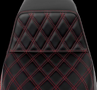 SADDLEMEN SEAT STEP UP FRONT LS RED STIT KOD:0801-1574