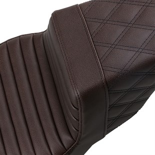 SADDLEMEN SEAT STEP UP LS FLH BROWN KOD:08011245
