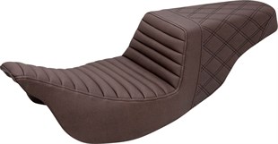 SADDLEMEN SEAT STEP UP LS FLH BROWN KOD:08011245