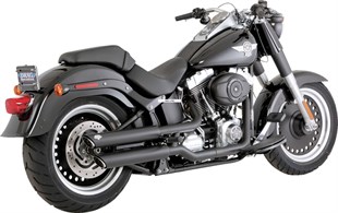 VANCE & HINES SUSTURUCU  MUFFLER  3 TWIN SLASH BLACK FA KOD: 18011783