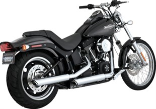 VANCE & HINES SUSTURUCU - MUFFLER  3 TWIN SLASH CHROME S KOD: 1801-1784