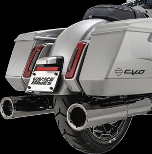 VANCE & HINES SUSTURUCU - MUFFLER  HI-OUTPUT DARK CHROME KOD: 1801-1801