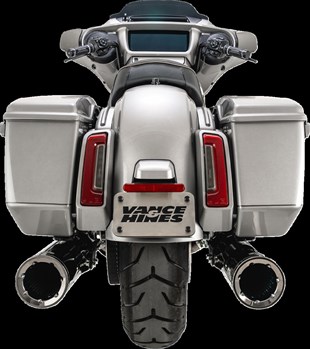VANCE & HINES SUSTURUCU - MUFFLER  HI-OUTPUT DARK CHROME KOD: 1801-1801