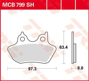 TRW BRAKE PAD - FREN BALATASI TRW 44082-00 KOD:17211194