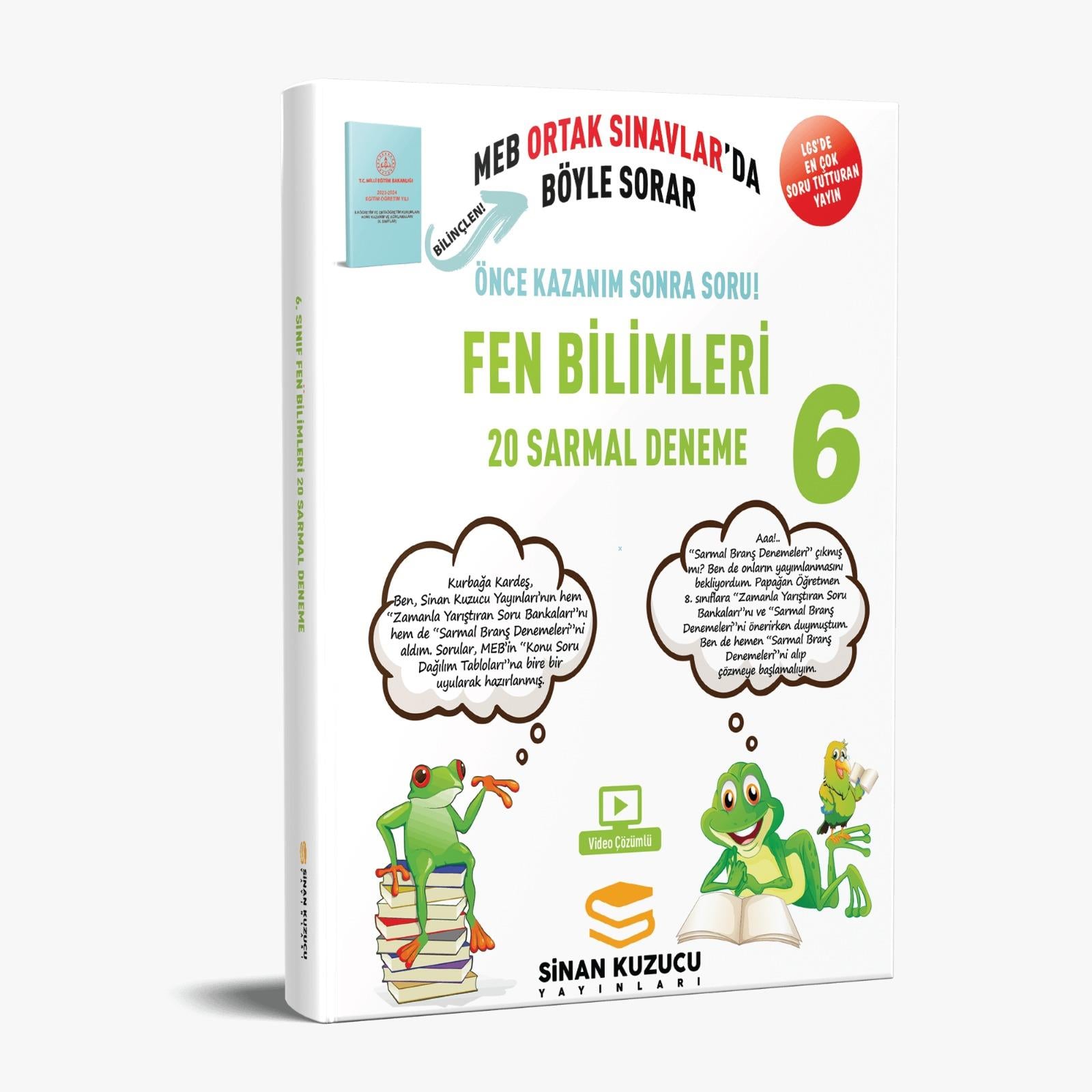 6. SINIF FEN BİLİMLERİ 20'li SARMAL BRANŞ DENEMESİ
