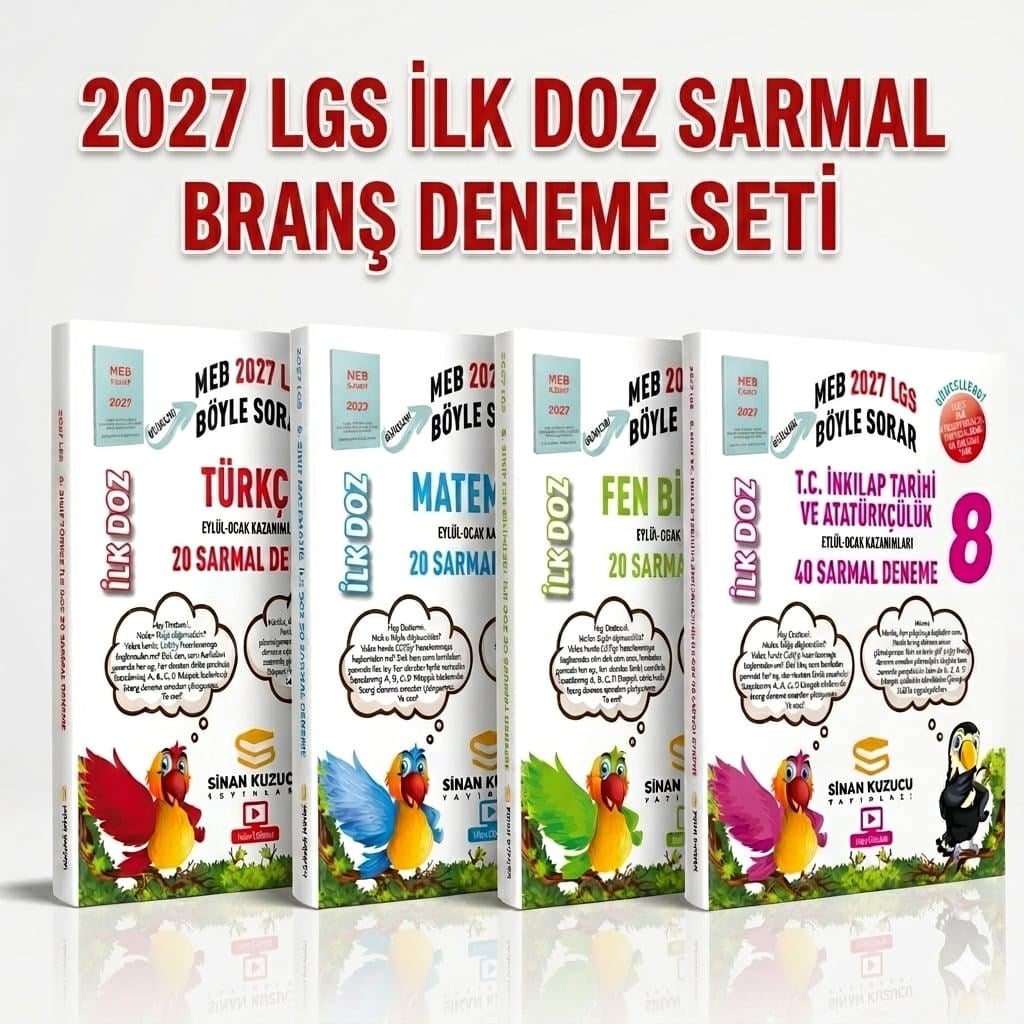 8. SINIF LGS - MEB BÖYLE SORAR SARMAL BRANŞ DENEME SETİ İlk Doz (2027-LGS)