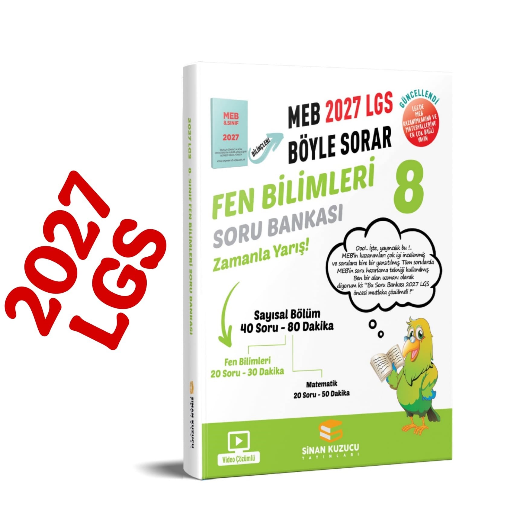 8. Sınıf 2027 Lgs Meb Böyle Sorar FEN BİLİMLERİ Soru Bankası Video Çözümlü