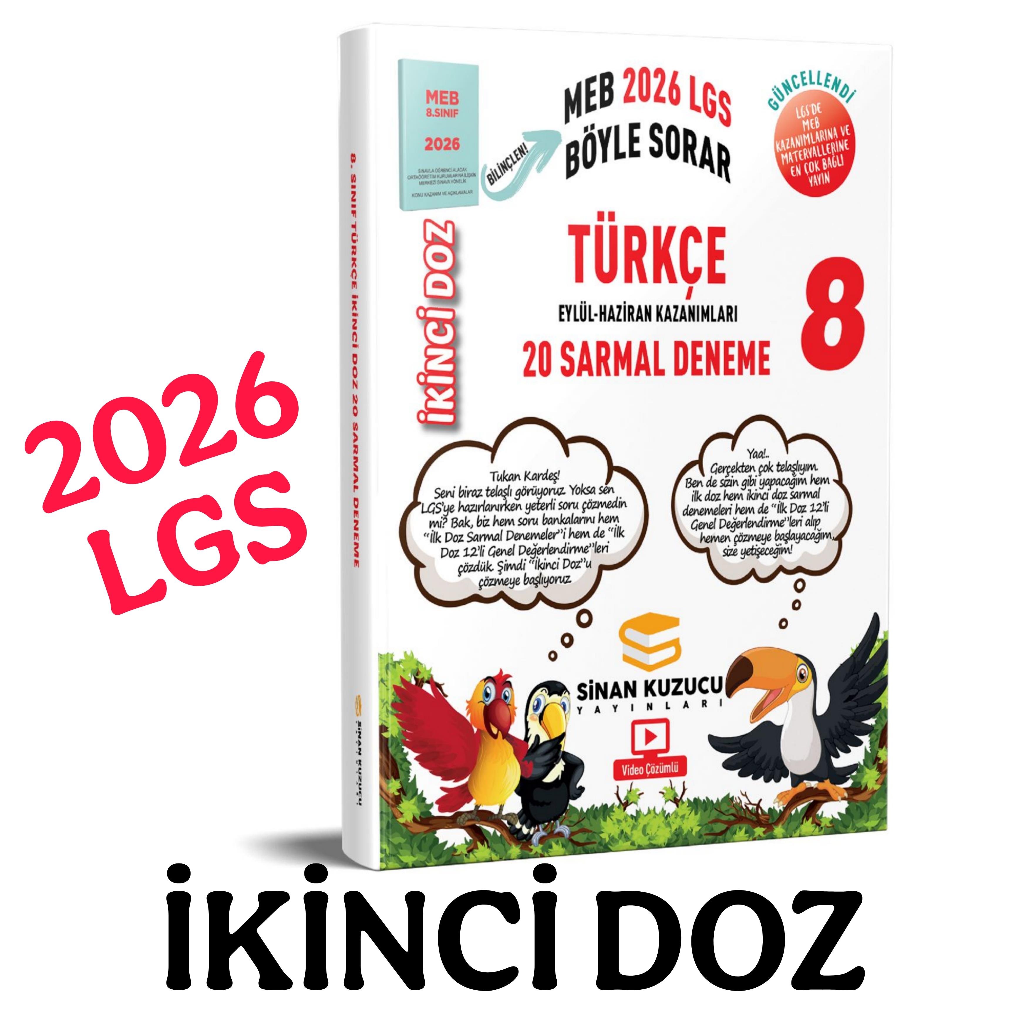 8. Sınıf | İKİNCİ Doz Sarmal Branş Denemeleri TÜRKÇE ( 2025 LGS )