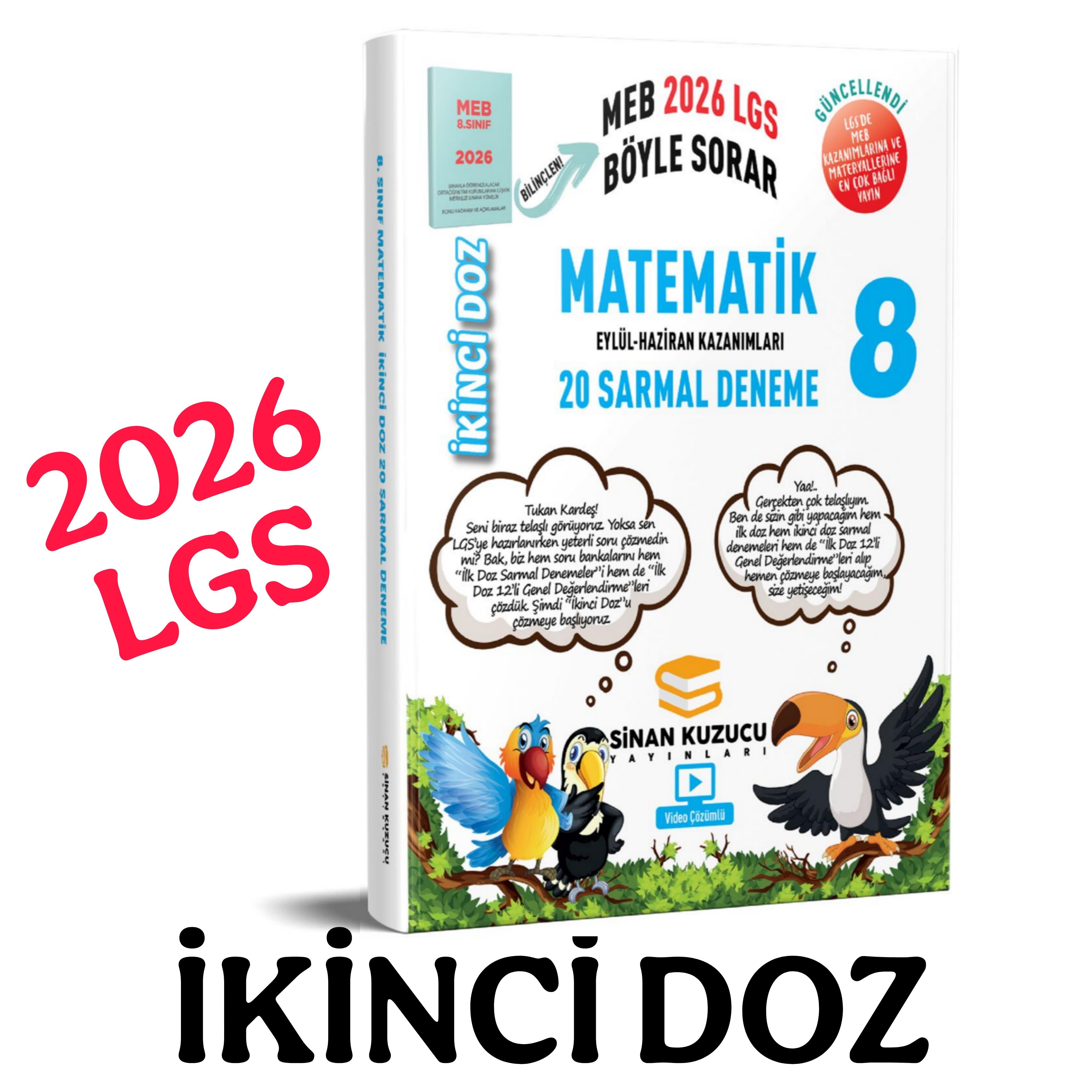 8. Sınıf | İKİNCİ Doz Sarmal Branş Denemeleri MATEMATİK ( 2025 LGS )
