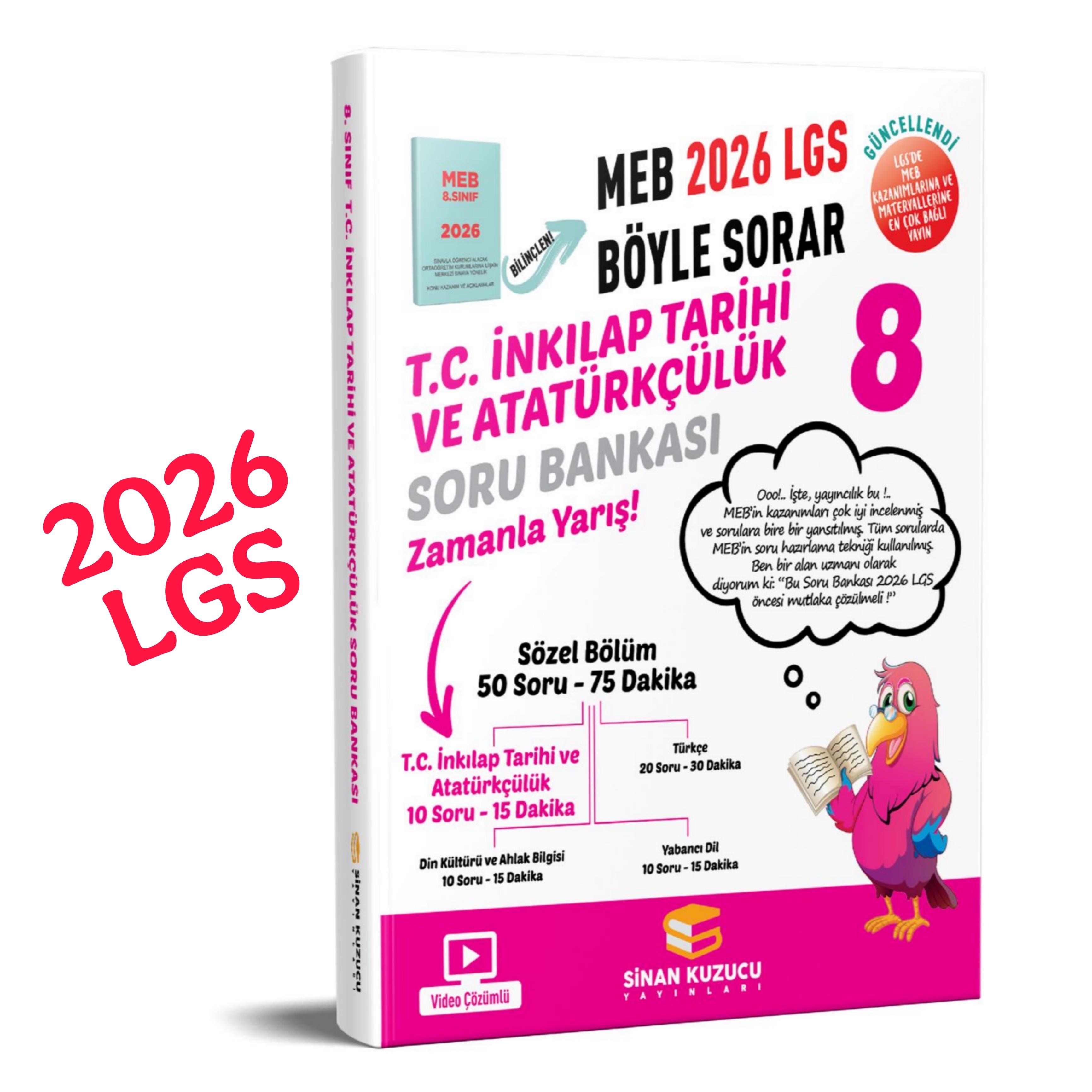 8. Sınıf 2026 Lgs Meb Böyle Sorar T.C. İNKILAP TARİHİ VE ATATÜRKÇÜLÜK Soru Bankası Video Çözümlü