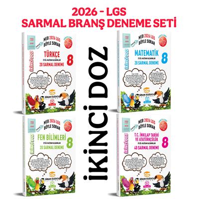 8. SINIF LGS - MEB BÖYLE SORAR SARMAL BRANŞ DENEME SETİ İkinci Doz (2025-LGS)