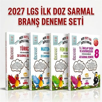 8. SINIF LGS - MEB BÖYLE SORAR SARMAL BRANŞ DENEME SETİ İlk Doz (2027-LGS)