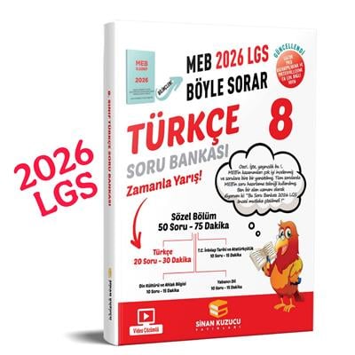 8. Sınıf 2026 Lgs Meb Böyle Sorar Türkçe Soru Bankası Video Çözümlü