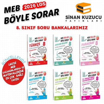 8. SINIF - LGS MEB BÖYLE SORAR SORU BANKASI SETİ ( 2026 LGS )